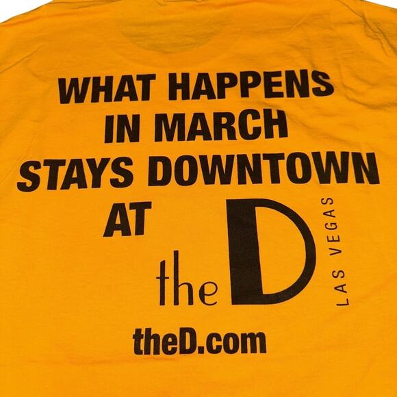 March Hoops Las Vegas Shirt Mens XL The D Casino Promo Basketball 2012 Tee - Picture 6 of 7